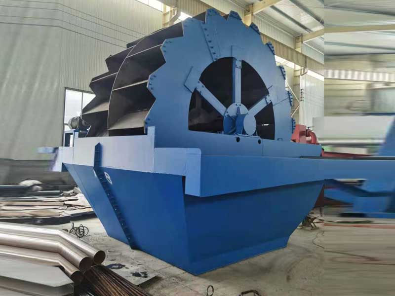 最新轮式洗砂机